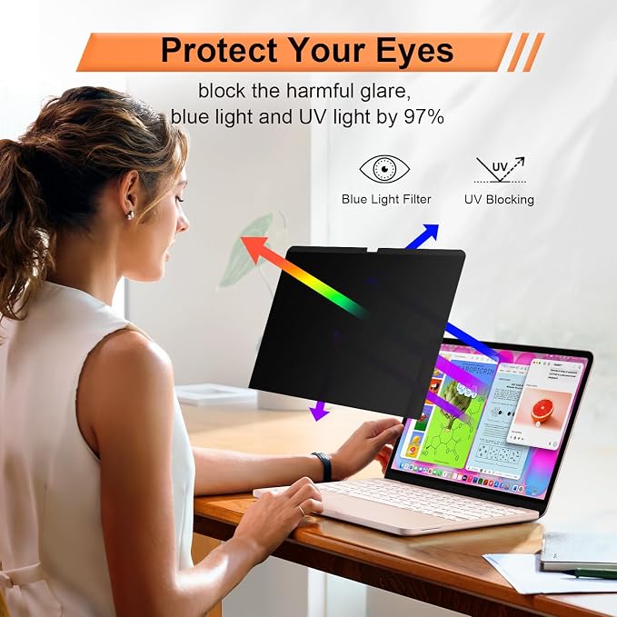 Magnetic Privacy Screen for MacBook Neo 13 Inch A18 Pro 2026, Matte Removable - Image 3