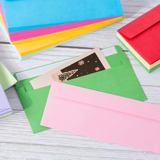 Keketer 50 Pack #10 Colored Business Envelopes Self Seal, 4.13 x 9.49 Inches - Image 6