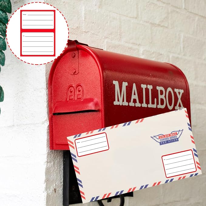 50 Sheets Address Labels, 3.5 x 4.5 Inch to/from Address Mailing Labels - Image 6