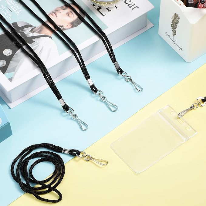 Marspark 100 Pack Lanyard with ID Holder Bulk, Waterproof Resealable Name Tag - Image 7