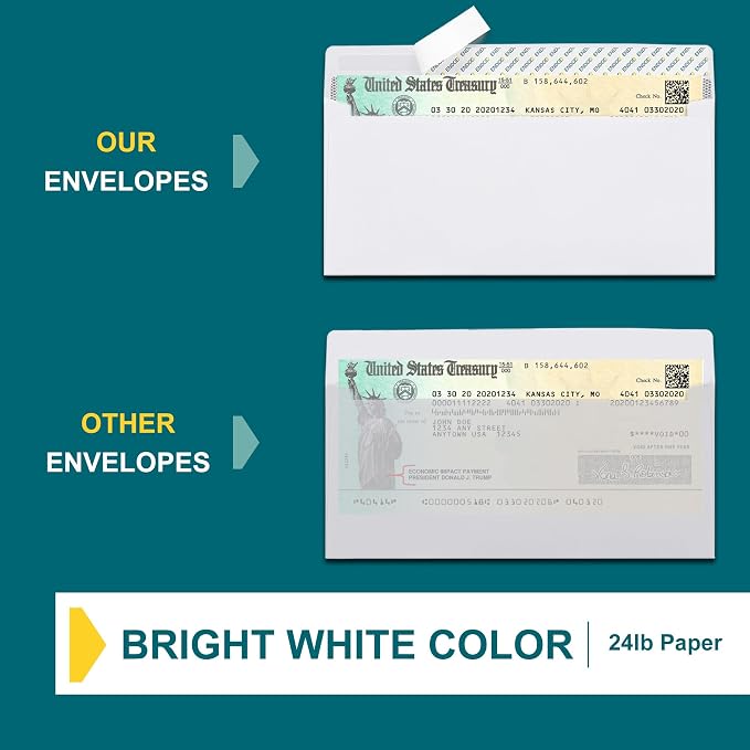 #10 Double Window Envelopes Self Seal - Image 5