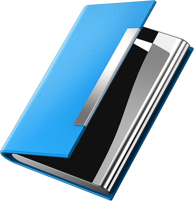 Padike Business Card Holder, Business Card Case Professional PU Leather & by padike