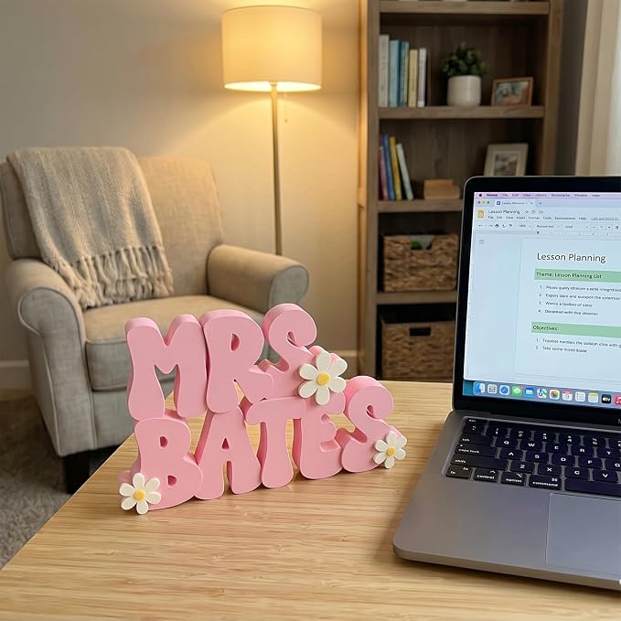 Personalized Teacher Name Plate - Image 7