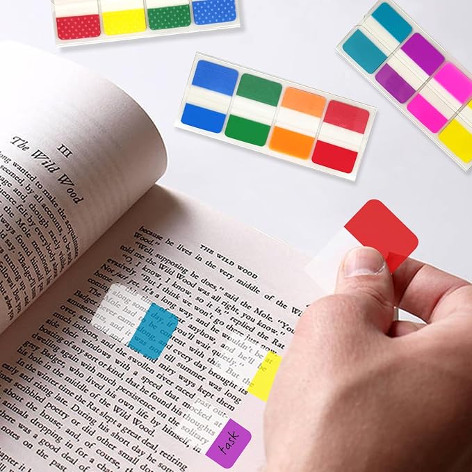 KICNIC Sticky Index Tabs 960 Pcs, 1 inch Divider Tabs Stick On, Page Marker - Image 3