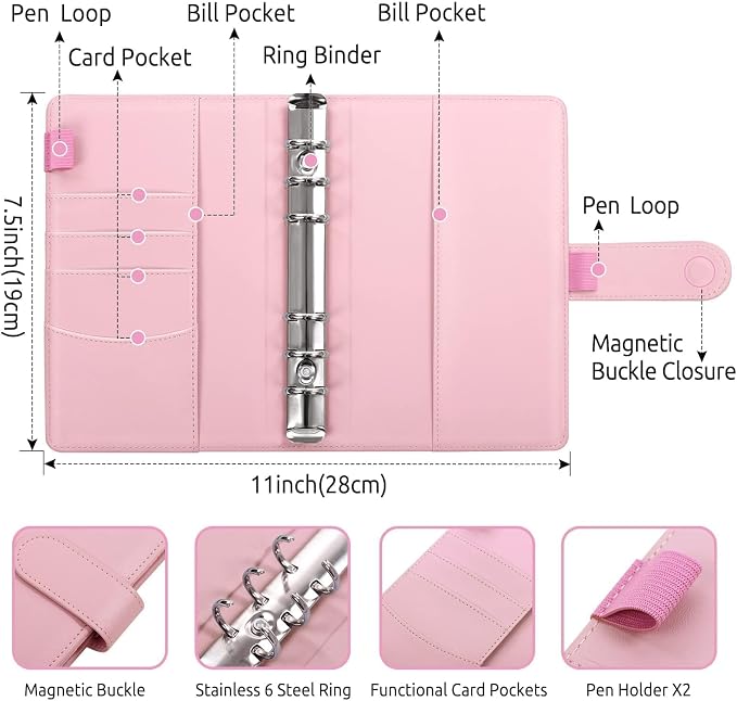 SKYDUE Budget Binder, Money Saving Binder - Image 4