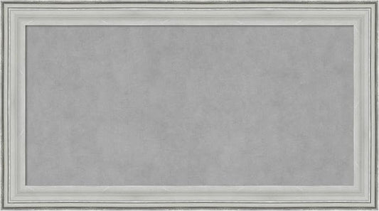 Amanti Art Silver Framed Magnetic Board 15x27 Small Vision Board by AmantiArt