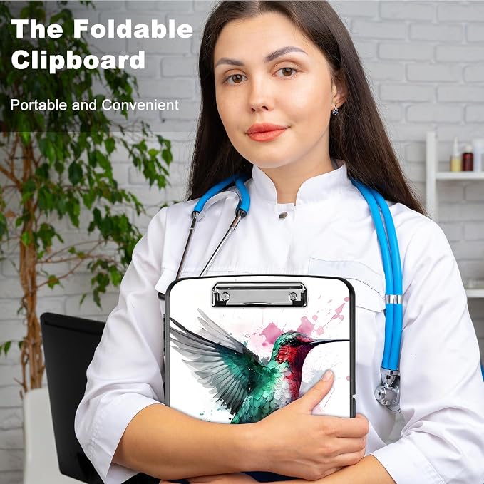 Clipboard with Storage, Heavy Duty Plastic Storage Clipboard with Low Profile - Image 5