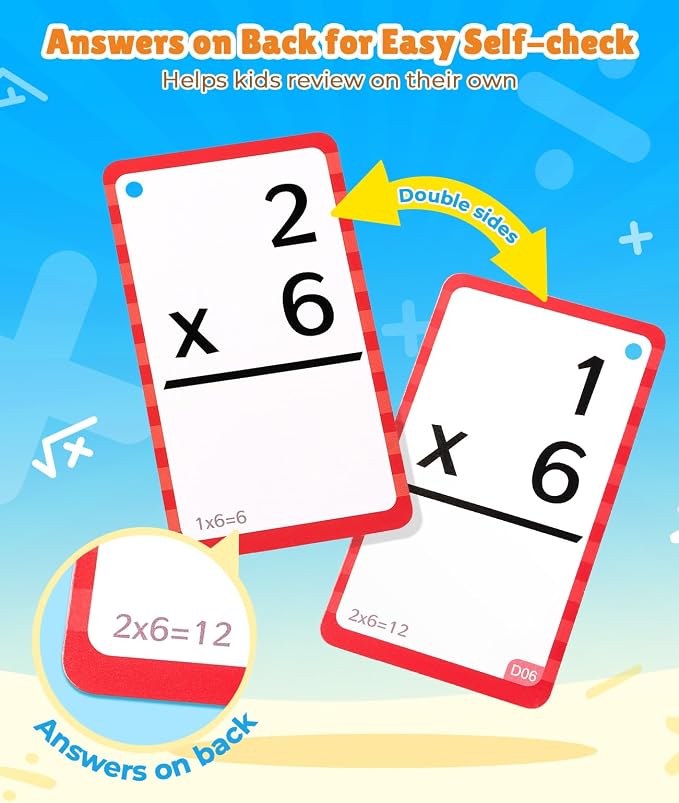 JoyCat Math Flash Cards and Chart - Image 7