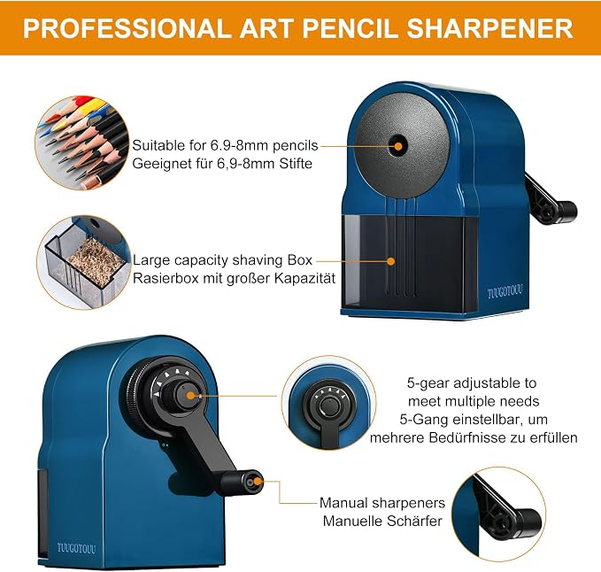 Manual Pencil Sharpener Hand Crank Pencil sharpeners - Image 4