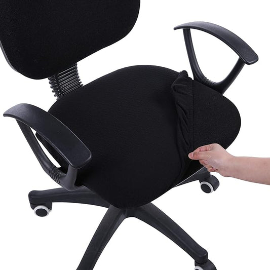 Smiry Stretch Jacquard Office Computer Chair Seat Covers, Removable Washable by Smiry