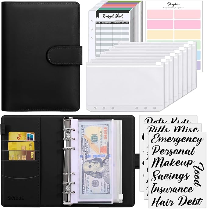 SKYDUE Budget Binder, Money Saving Binder by SKYDUE