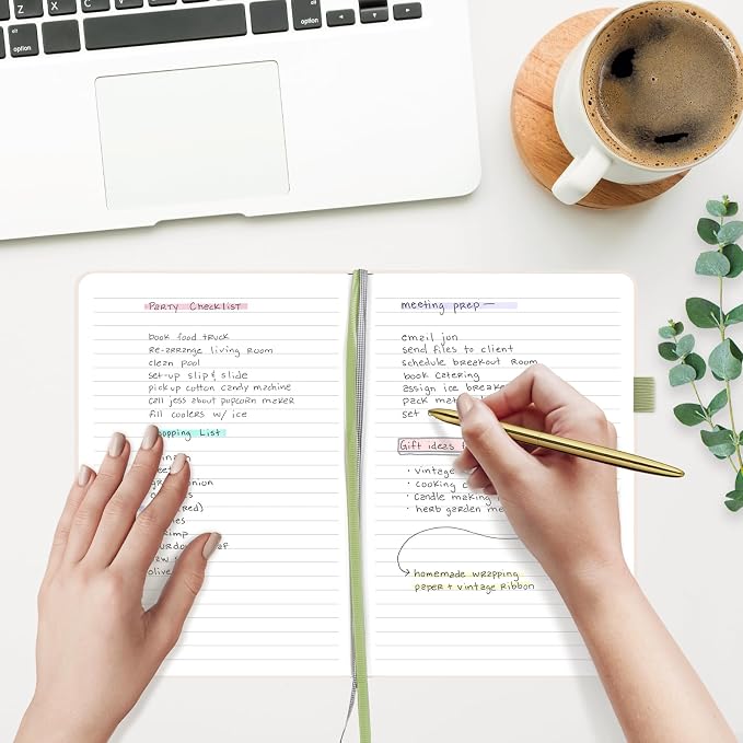 &And Per Se Lined Hardcover Notebook – A5 5.7"x8" College Ruled, 160 Pages - Image 6