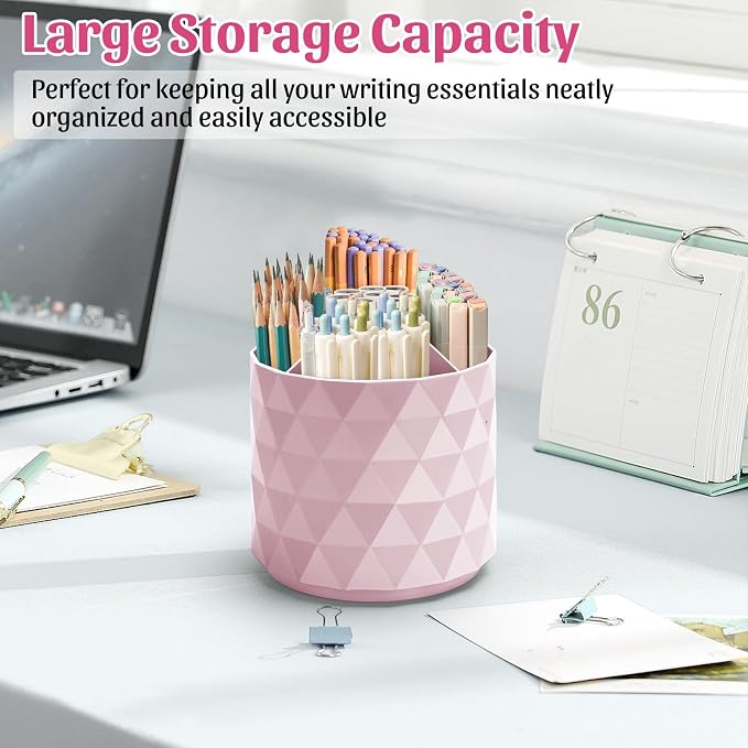 minimaliving Desk Organizer, Sparkling Diamond-like Pen Holder - Image 4