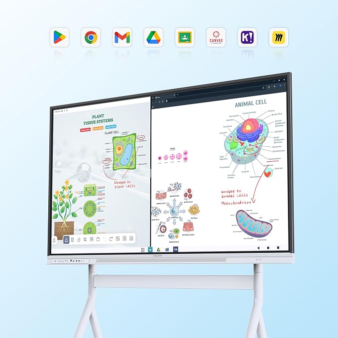 Smart Board, Built-in Digital Whiteboard, Wireless Casting, Split-Screen & - Image 3