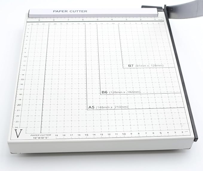 B5 Paper Cutter, 11 in x 10.6 in 10 Sheets Capacity Paper Trimmer - Image 3