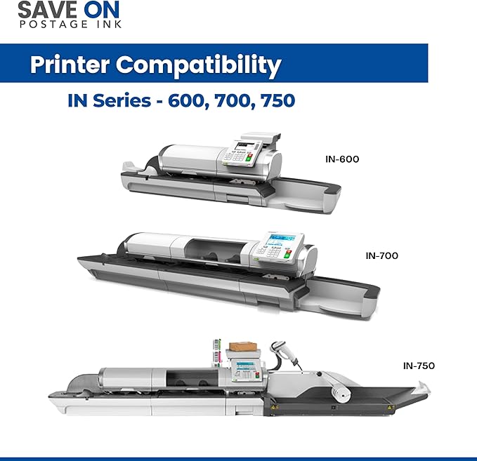 Save On Postage Ink Compatible ININK67 Quadient Neopost Compatible Ink Cartridge for in Series IN600 IN700 IN750 Mailing Machine-DeskLoop Office