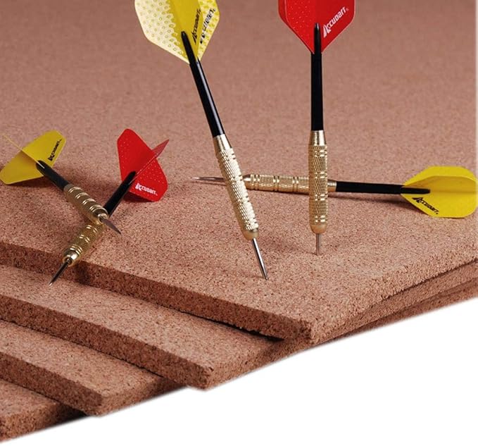 Manton Cork Premium Cork Roll - 4' x 4' x 1/2", 100% Natural Facing Grade Material for Bulletin Boards, Decorative Photo and Message Push Pin Displays - Perfect for Home, School, and Office-DeskLoop Office