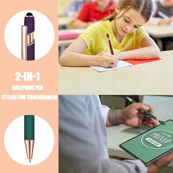 6 Pcs Blue Ink Ballpoint Pen - Image 4