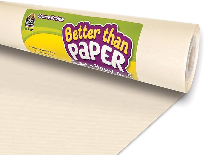 Teacher Created Resources Creme Brulee Better Than Paper® Bulletin Board Roll by TeacherCreatedResourcesOS