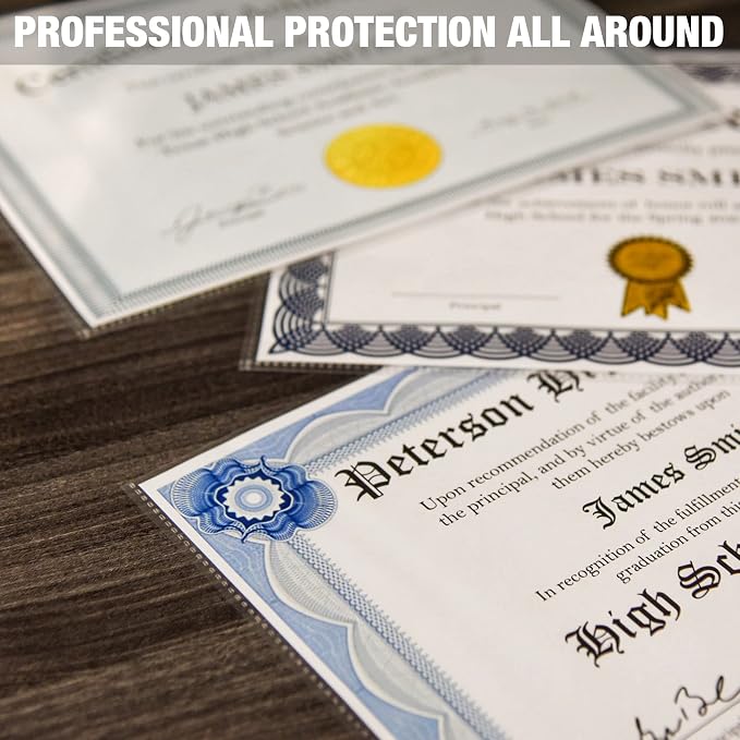 Samsill No Hole Sheet Protectors - Image 6