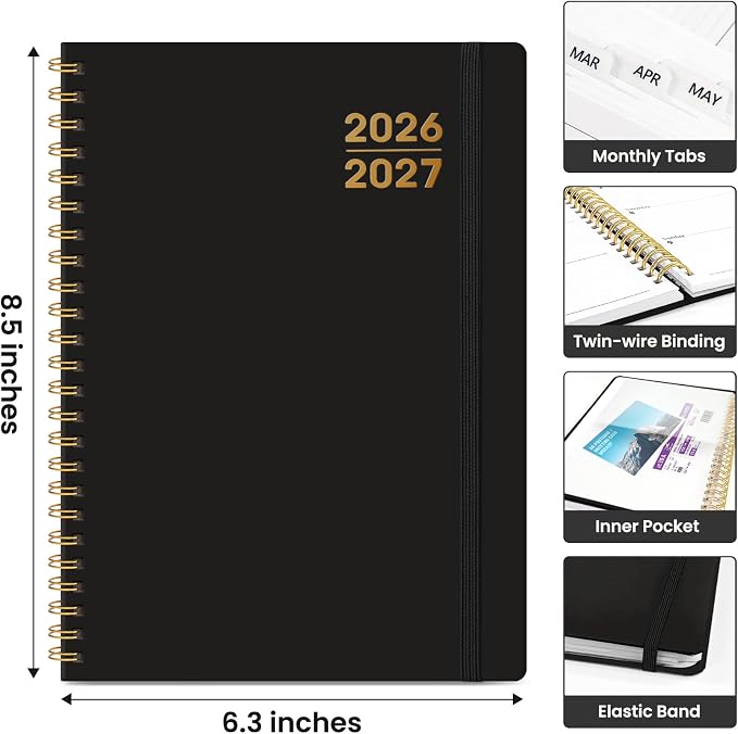 Planner 2026-2027 for Women & Men, Academic Monthly and Weekly Calendar Planner - Image 4