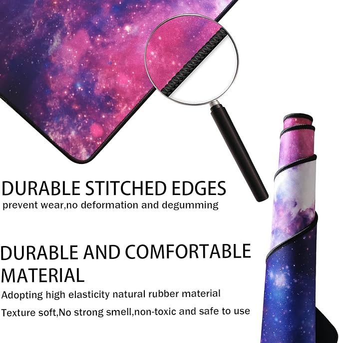TEDNETGO Large Extended Gaming Mouse Pad, Long Mouse Pads, Extra Large Big - Image 2