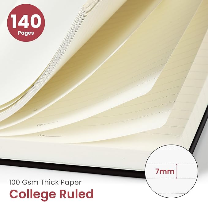 Taja Lined Spiral Notebook Journal - Image 2