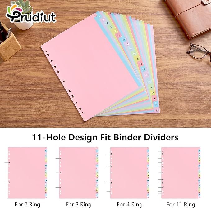 3 Sets 21-Tab A-Z Alphabet Binder Dividers - Image 4