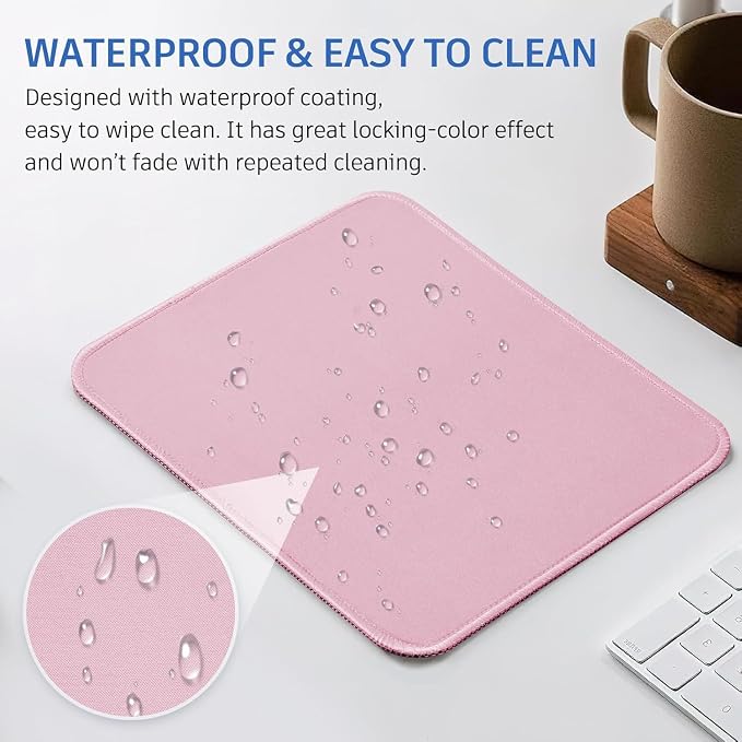 3 Pack Small Mouse pad Solid Color Square Mouse Mat - Image 5
