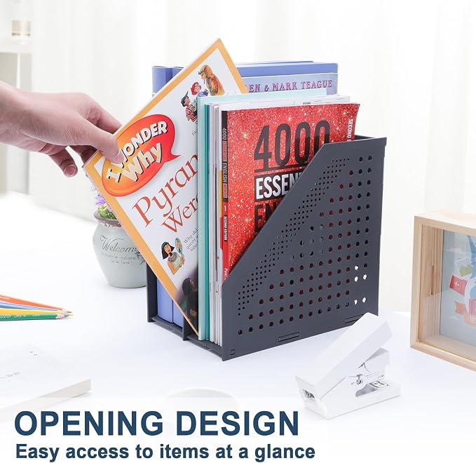 FRETONBA Collapsible Magazine File Holder - Image 2