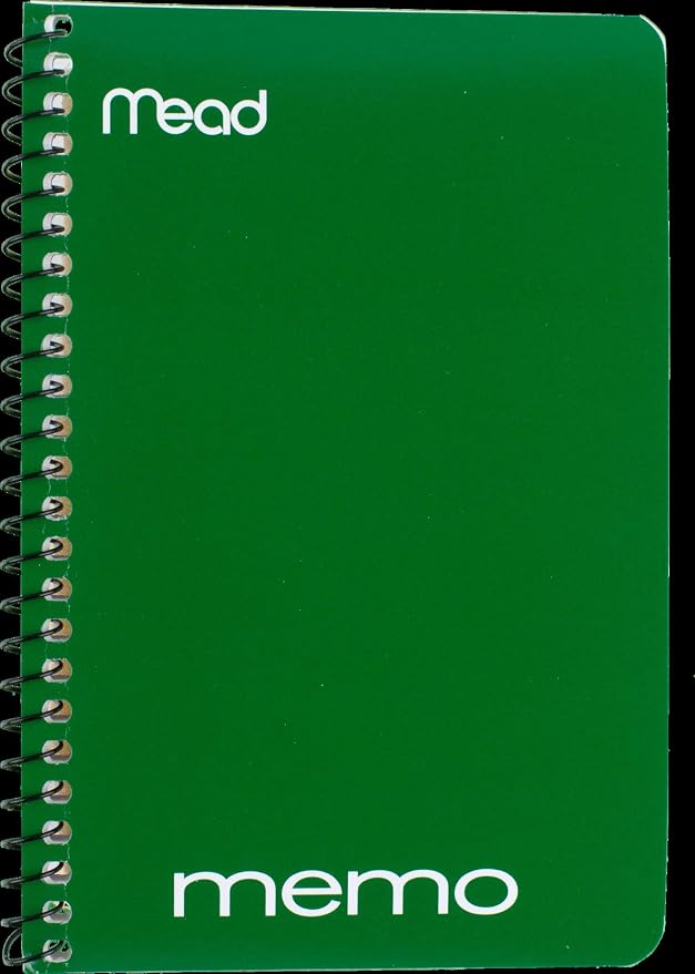 Mead Spiral Memo Notebook, 8 Pack, Pocket Notebook, College Ruled Paper - Image 4