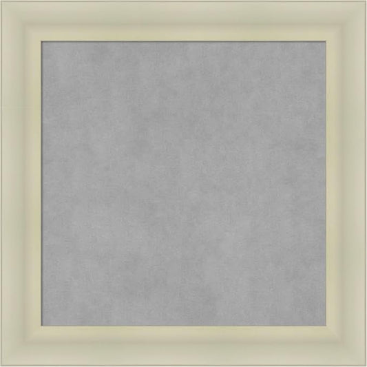 Amanti Art Silver Framed Magnetic Board 25x25 Medium Vision Board by AmantiArt