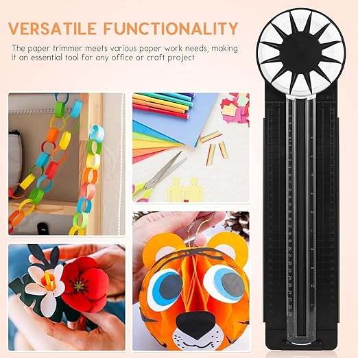 Paper Craft Edge Cutter, 12 in 1 Paper Cutter, Rolling Paper Cutter - Image 6