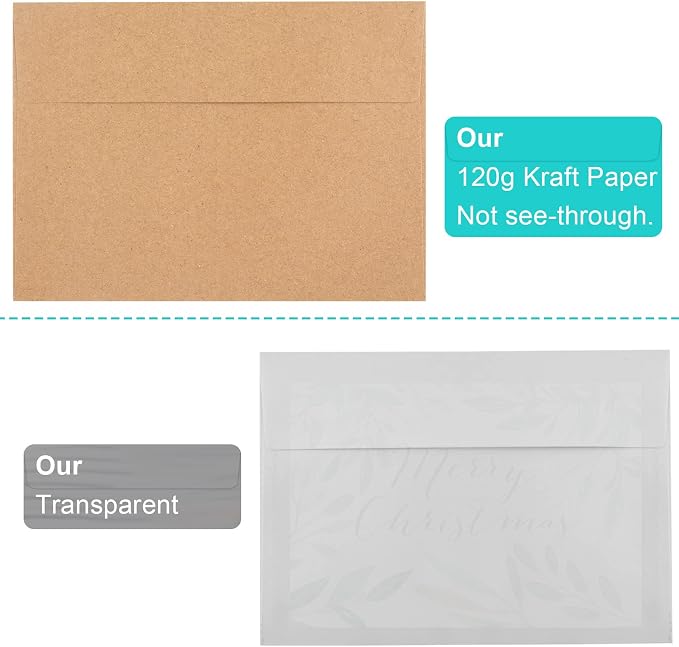 70 Packs A2 Invitation Envelopes, Envelopes - Image 4
