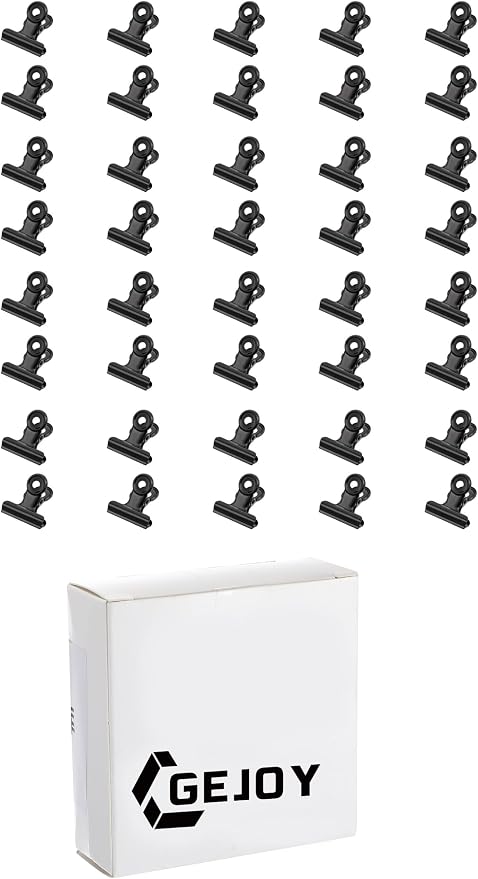 40 Pack Metal Clips 0.87 Inch Small Bull Binder Paper Clips - Image 7
