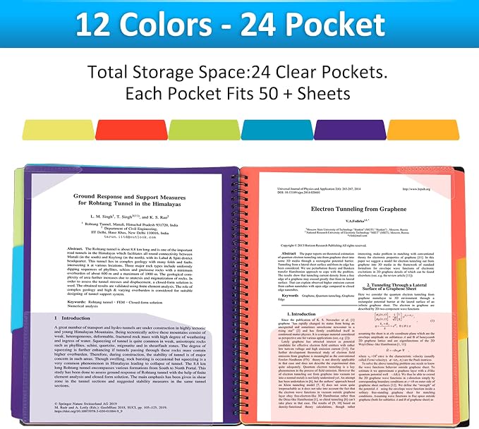 HABGP 24 Pocket Plastic folders - Image 6