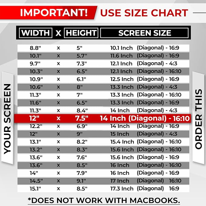 SightPro Magnetic Laptop Privacy Screen 14 Inch 16:10 - Image 8