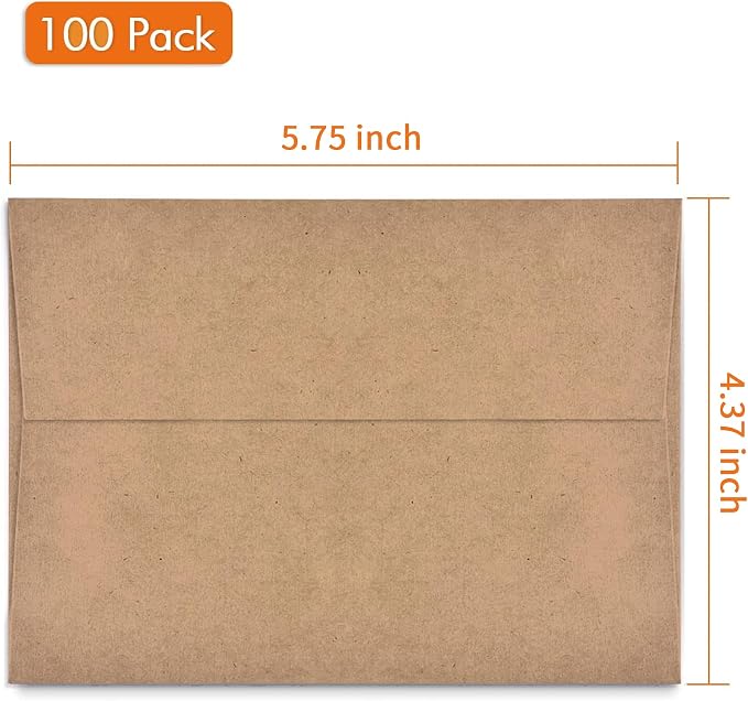 100 Pack, Size A2, Invitations, Baby Shower, Greeting Cards, Announcements - Image 5