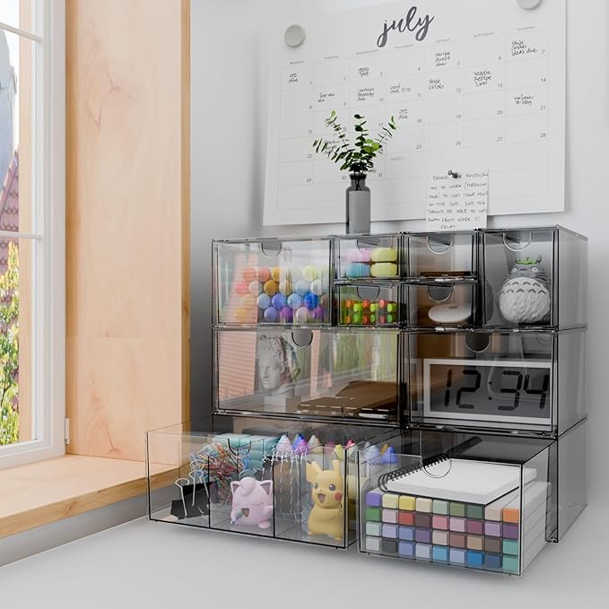 Desk Organizer Set, DIY Craft & Vertical Space Saving, Stationery, Jewelry - Image 2