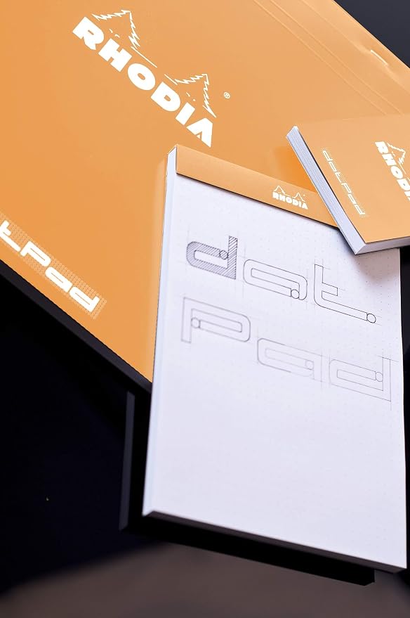 Rhodia Head Stapled Pad, No12 A7+, Dot - Image 4