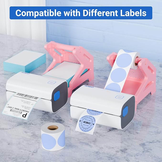 Shipping Label Holder for Rolls and Fan-Fold Labels | accessory for label - Image 3