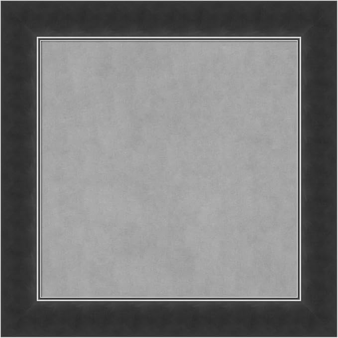 Amanti Art Black Framed Magnetic Board 15x15 X-Small Vision Board by AmantiArt
