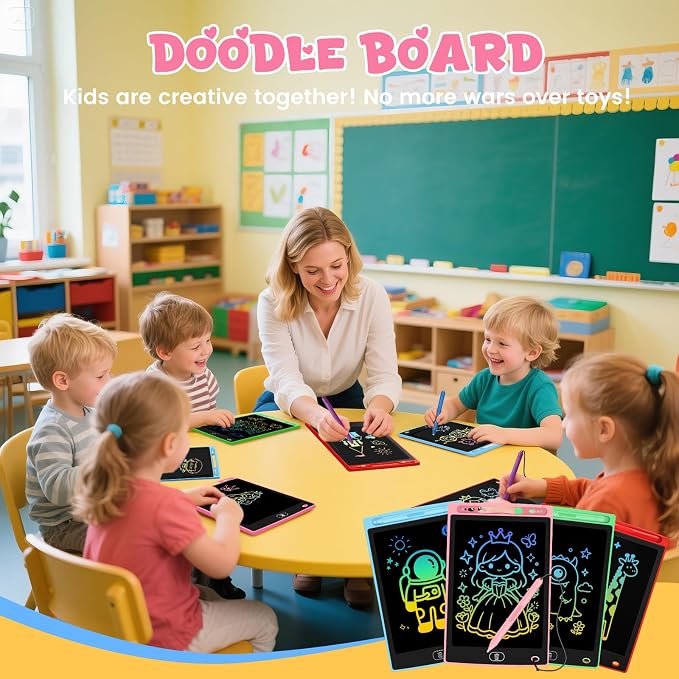 24 Pack LCD Writing Tablet for Kids, Erasable and Reusable Toddler Doodle Board - Image 9