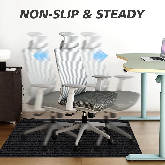 Sycoodeal Office Chair Mat for Hardwood Floor, Office Computer Gaming Chair Mat - Image 5