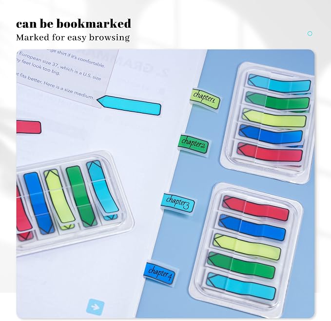 Ericter Sticky Tabs 3X300 Pieces, Annotation Tabs Sign Here Tabs, Index Tabs - Image 5