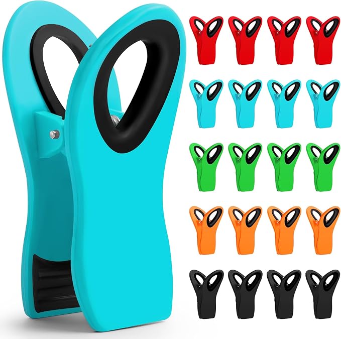Jetmore 20 Pack Chip Clips, Bag Clips, Magnetic Clip by Jetmore