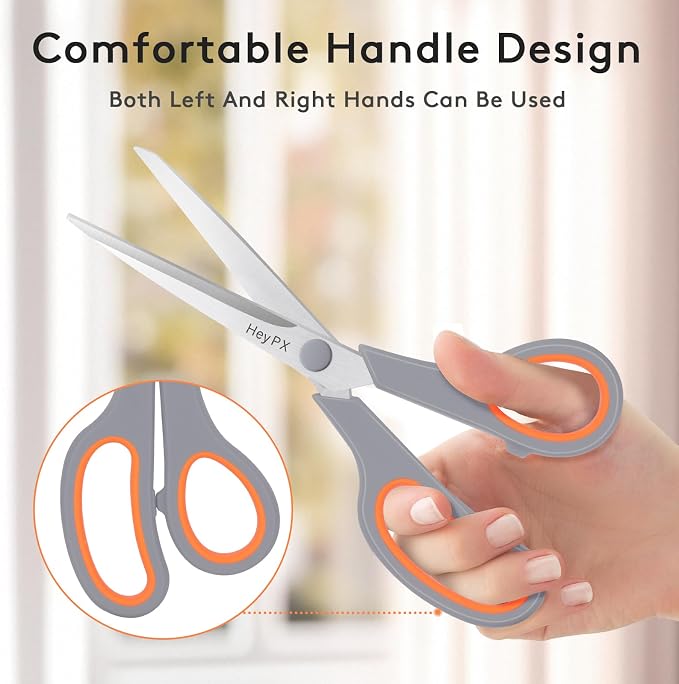 3-Pack 8.5" Ultra Sharp Stainless Steel Scissors - Image 7
