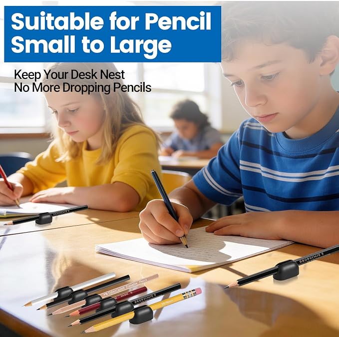 12 Pack Adhesive Pencil Pen Holders - Image 2