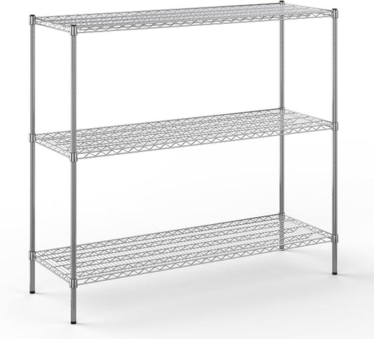 Regal Altair 21" Deep x 60" Wide x 54" Height Wire Shelving Kit | 3-Tier | NSF by Regal+Altair