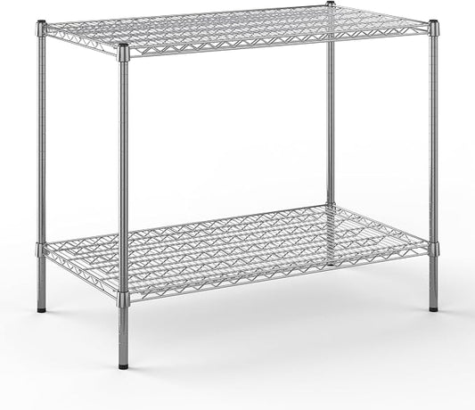 Regal Altair 24" Deep x 42" Wide x 34" Height Wire Shelving Kit | 2-Tier | NSF by Regal+Altair